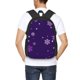 thumbnail image 4 of Disketp Crystal Purple Snowflake Mochila Minimalista de Gran Capacidad, Mochila de Viaje para Escuela, Trabajo o Uso Diario, 4 of 6
