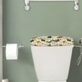 thumbnail image 2 of ZIATUBLE Rooster Mushroom Toilet Tank Protector Cover Elastic Toilet Tank Lid Dust Cover Pack of 2 Stretchy Toilet Tank Covers for Bathroom Standard Toilet Tank Cover Decor Accessories, 2 of 5
