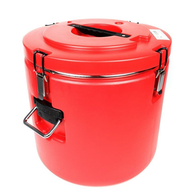 Vollum Red Insulated Container with Stainless Steel Interior 48 Liter