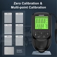thumbnail image 4 of Paint Thickness Gauge, Car Coating Thickness Meter, Automatically Identify Substrate Automotive Paint Mil Thickness Meter, High Contrast Backlight LCD, Resolution 1mils, 4 of 7
