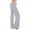 Gray, variant on Yoga Pants Women Workout Out Leggings Sports Pants Stretch Waist Button Pocket Yoga Gym Loose Pants