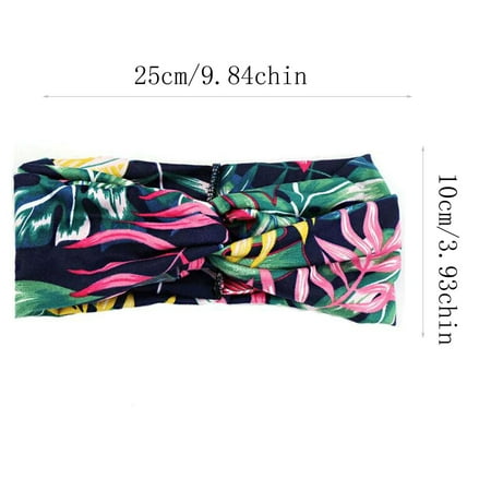 

Newest Fashion Women Bohemian Style Printed Wide Side Stretch Sports Cross Headband