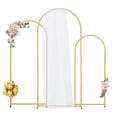 thumbnail image 2 of Metal Arch Backdrop Stand Kit - 3-Piece Set with Connectors & Carry Case for Weddings, Parties, Events, 2 of 11