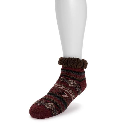 MUK LUKS Men's Refined Cozy Shortie Cabin Socks