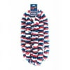 Beistle 2" x 36" Soft-Twist Patriotic Poly Lei Red/White/Blue 100/Pack 66366-100