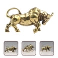 thumbnail image 4 of Bull Keychain Pendant Brass Hanging Adorn Ox Keychain Making Ornament Ox Charms, 4 of 8