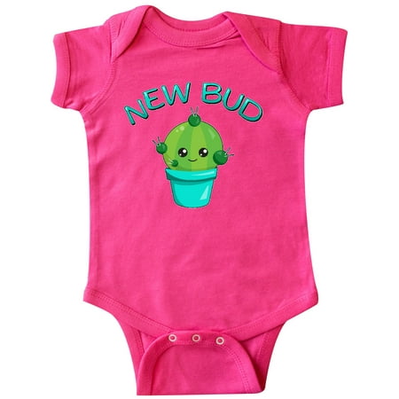 

Inktastic New Bud- cute baby cactus Gift Baby Boy or Baby Girl Bodysuit