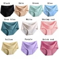 thumbnail image 3 of Wisremt Women's Seamless Briefs Ice Silk Panties Mid-Rise No Show Underwear, 3 of 10