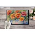 thumbnail image 2 of Carolines Treasures DAC1553JMAT 24 x 36 in. Unisex Chrysanthemums in Watercolor Indoor or Outdoor Mat, 2 of 5