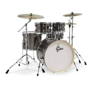Gretsch Energy 5-Piece Drum Set w/ Hardware and Zildjian Cymbals (Grey Steel)