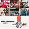 thumbnail image 4 of 1/4 inch Air Pressure Regulator, Air Filter Regulator Compressor with Pressure Control Valve for Air Compressor - ya0, 4 of 5