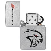 Zippo Lighter: Dodge Hellcat Logo - Street Chrome 48760