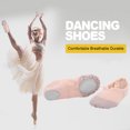thumbnail image 4 of 1 Par De Zapatos De Baile, Zapatos De Ballet, Hermosos En Apariencia Tez Zapatos De Baile Ideales Zapatos De Ballet De Lona Para Niños Cada Temporada LHCER Pointe Shoes, 4 of 8