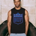thumbnail image 4 of Buffalo Shield Men's Muscle Shirt Game Night Fantasy Football Fan Tailgate NY, 4 of 7