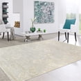 thumbnail image 3 of Pasargad Home Oushak 12' X 12' Hand-Knotted Wool Light Blue Square Rug - All Ages, Indoors, 3 of 3