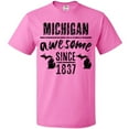 thumbnail image 3 of Inktastic Michigan Awesome Since 1837 T-Shirt, 3 of 5