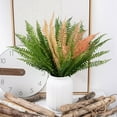 thumbnail image 4 of EARKITY Artificial Ferns Plants, Artificial Fake Fern Plants Bushes, Fake Fern Shrubs, Plastic Plant Greenery for Outdoor Indoor Home Garden House Office Decor, 4 of 5