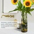 thumbnail image 4 of JSTEL Black & Gold Marble Mountain Flower Vase Decorative Floreros for Home Decor Bedroom Living Room Office Table Shelf Bathroom, 4 of 6