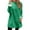 Green, variant on Arlun Fall Winter Fleece Lined Warm Sweatshirts For Women Casual Solid Color Raglan Long Sleeve Crewneck Pullover Tops Soft Comfy Outside Wear Hoodless Outfits Yellow XL