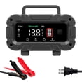 thumbnail image 1 of Cargador de batería de coche 12V 10A 7 segmentos inteligente 24V 5A para camión SUV (EE. UU.) Tmvgtek Accesorios para autos y motos, 1 of 9