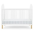 thumbnail image 4 of Delta Children Reese 4-in-1 Convertible Crib - Greenguard Gold Certified, Bianca White/Natural, 4 of 19