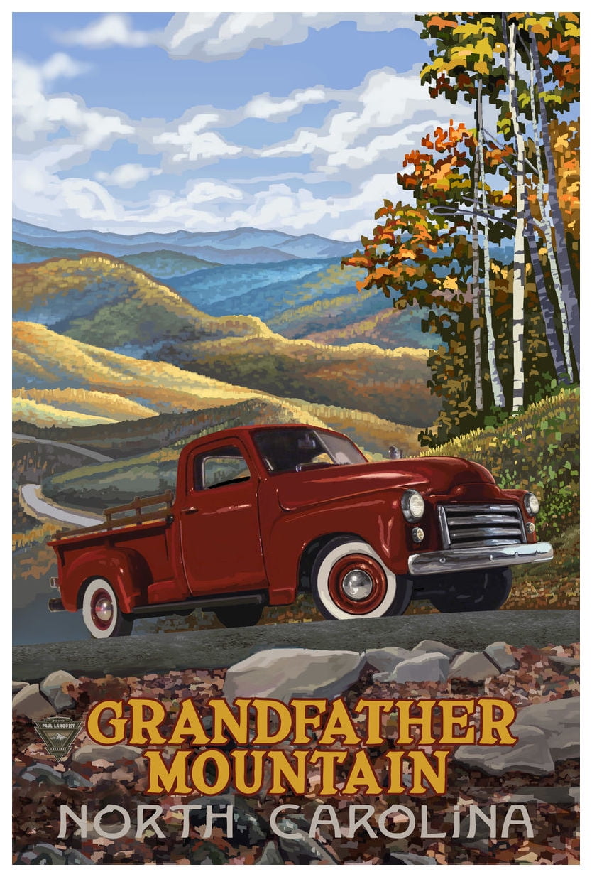 Grandfather Mountain North Carolina Giclee Art Print
