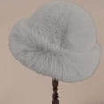 thumbnail image 6 of Chuancc Thickened Faux Fur Warm Hat, Women’s Faux Mongolian Hat, Versatile New Winter Beret for Women Gray One Size, 6 of 6