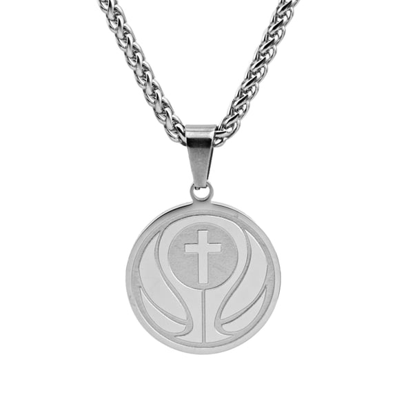Fashionable Titanium Steel Basketball Pendant Necklace Stylish European And Design For Men