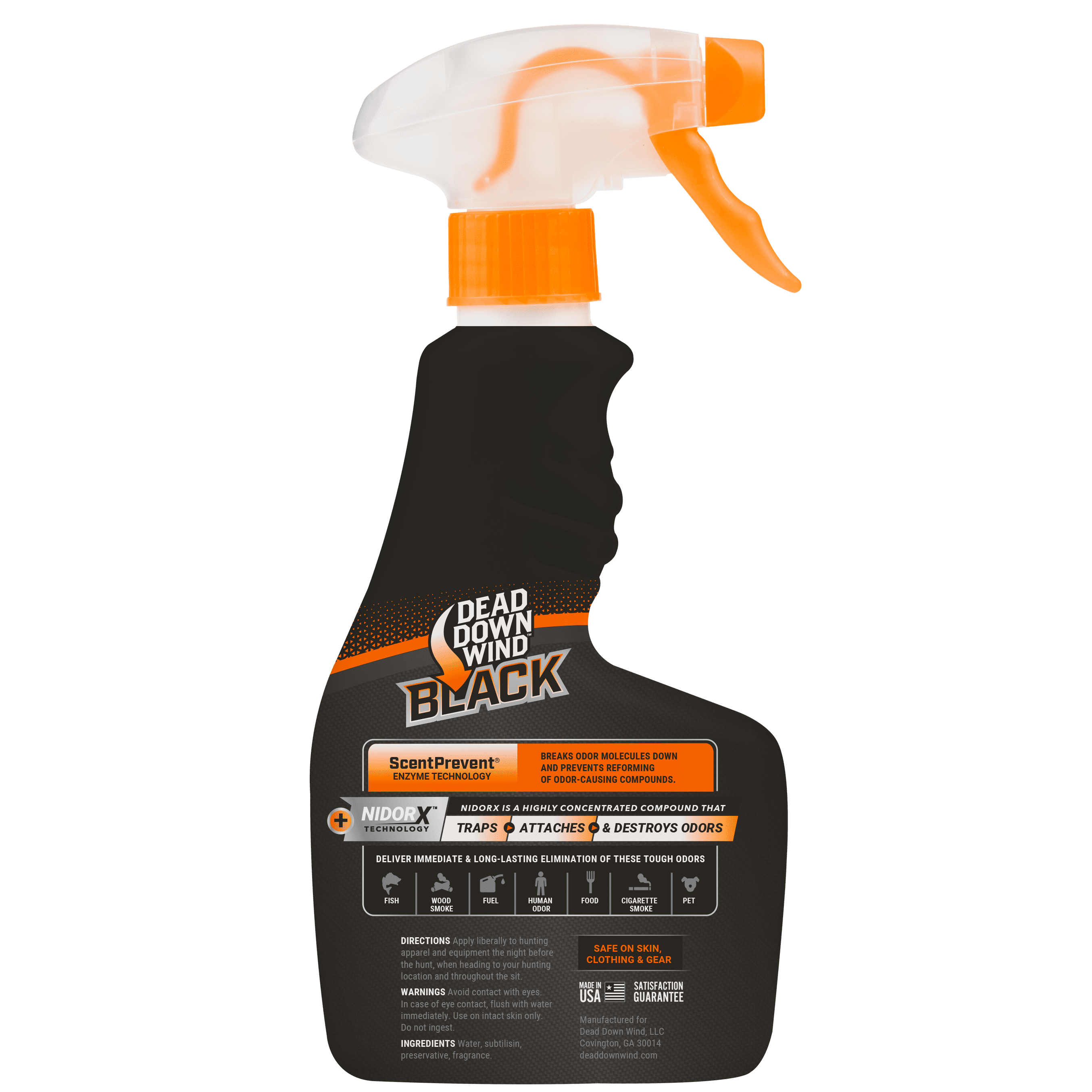 Dead Down Wind Black Premium 3 Piece Scent Elimination Kit for Hunting