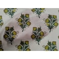 thumbnail image 4 of oneOone Organic Cotton Voile Fabric Leaves & Floral Block Print Fabric By Yard 42 Inch Wide, 4 of 4