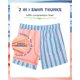 thumbnail image 3 of Traje de baño para niños SURF CUZ de secado rápido 2 en 1 azul y naranja talla 8, 3 of 6