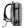 thumbnail image 6 of Travel Select Unisex Multifunctional Tech Polyester Travel Laptop Backpack with USB port, Gray, 6 of 12