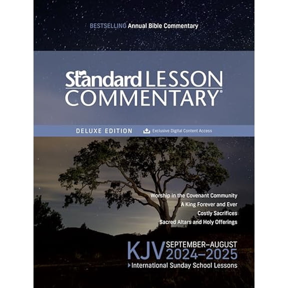 Pre-Owned KJV Standard Lesson Commentary Deluxe Edition 2024-2025, 9780830786626, 0830786627, Paperback, Deluxe edition