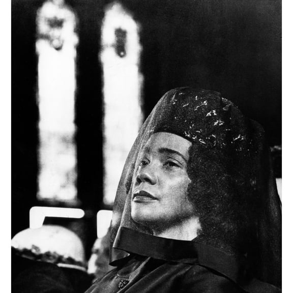 Coretta Scott King Mourns The Loss Of Her Husband Martin Luther King History (18 x 24)