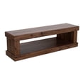 thumbnail image 3 of Origins by Alpine Rustic Modern Sequoia Entry Bench, Walnut, 3 of 5