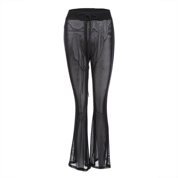 xiaxaixu Women's See Through High Waist Sheer Mesh Workout Leggings Yoga Pants