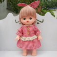 thumbnail image 3 of Ropa de muñeca de 4 piezas Yotijar Pantalones con Camiseta a rayas Traje de trajes de muñeca para niña, 3 of 10