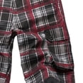thumbnail image 7 of 2025 Men's Casual Shorts,Men's Shorts Men's Multi Pocket Pants Checkered Five Point Shorts Casual Loose Fitting Office Work Shorts, 7 of 7