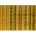 thumbnail image 1 of Ahgly Company Machine Washable Indoor Rectangle Solid Yellow Modern Area Rugs, 2' x 3', 1 of 4