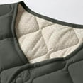 thumbnail image 3 of Women's Quilted Puffer Vest - Lightweight Button Down Sleeveless Down Jackets Warm Winter Padded Gilet Outerwear, 3 of 4