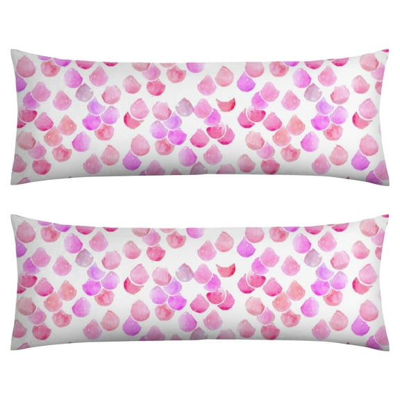 Aesthetic Tie Dye Body Pillow Cover 20x54 - Colorful Abstract Design, Machine Washable & Skin-Friendly Pillowcase for Adults & Maternity Use