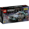 thumbnail image 3 of LEGO Speed Champions Time Machine from Back to the Future Building Toy for Kids - Pretend Play & Display Car Toy W/2 Build Modes for Boys & Girls, Ages 9+ - Gift Ideas for Birthdays & Fans - 77256, 3 of 8