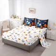 thumbnail image 5 of Manfei Kawaii Forest Ghost King Bedding for Kids, Night Sky Halloween Pumpkin King Bed in a Bag, Halloween Reversible, 7pcs, 5 of 7