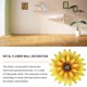 thumbnail image 5 of Muyoka Flor de metal Arte de la pared Decoración Artesanía Múltiples capas Margarita Girasol Colgante Esculturas Adorno Muyoka Hogar, 5 of 7