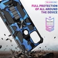 thumbnail image 4 of for Motorola Moto G10/G30 UW Ace Camouflage Design Case,Moto G20 Military Grade Heavy Duty Shockproof Case Built-in Magnetic Kickstand Cover for Motorola Moto G10 Power MC Dark Blue, 4 of 11