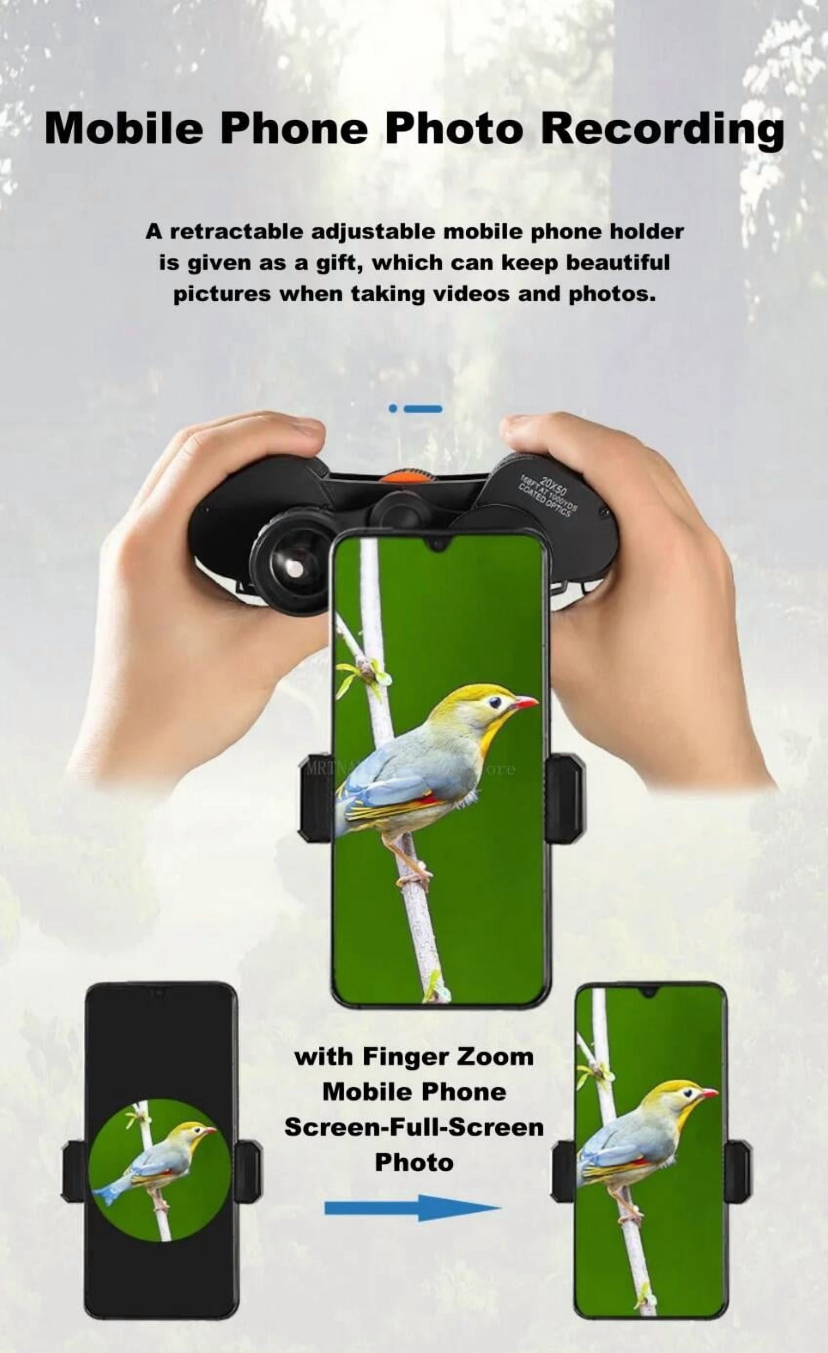 Powerful Telescope 20X50 Professional Binoculars Low Light BAK4-Prism Long Range Waterproof Hunting Camping Equipment