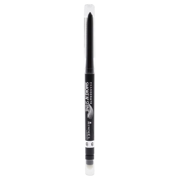 Delineador de ojos Rimmel Exaggerate Smoke N Shine 001 Little Black Smokey