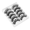 thumbnail image 4 of Pesta?as postizas, 10 pares Pesta?as postizas suaves Maquillaje largo y grueso Pesta?as postizas Paquete de pesta?as postizas Injerto para mujeres Fiesta de maquillaje desnudo Pestañas Bordadas Crtynell NO, 4 of 7