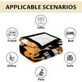 thumbnail image 6 of Yibo Dark Blue Cute Birthday Gift Blanket Flannel Soft and Comfortable Anti-static Bed Sofa Blanket, 6 of 6