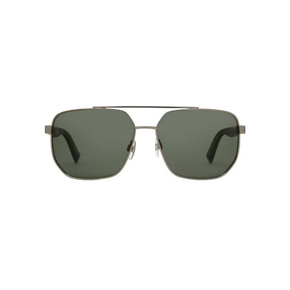 Foster Grant TruPolar Gunmetal Geometric Men's Polarized Sunglasses